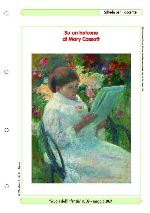 “Su un balcone” di Mary Cassatt | Giunti Scuola “Su un balcone” di Mary Cassatt | Giunti Scuola