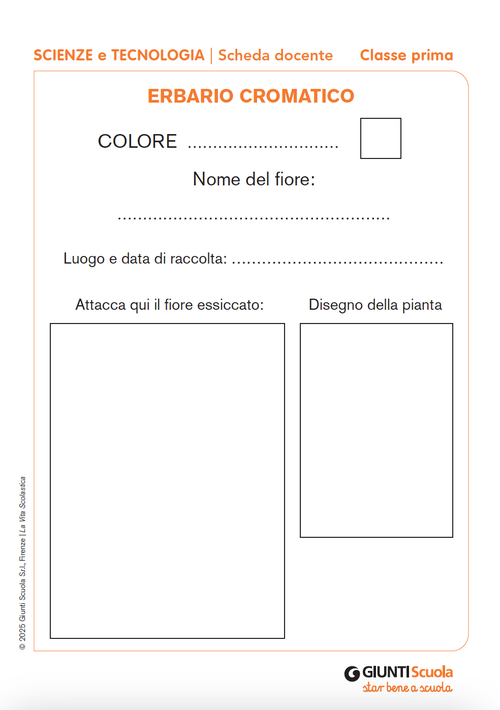 Erbario cromatico | Giunti Scuola Erbario cromatico | Giunti Scuola