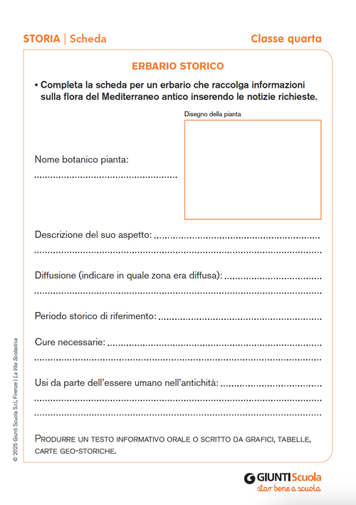 Erbario storico | Giunti Scuola Erbario storico | Giunti Scuola
