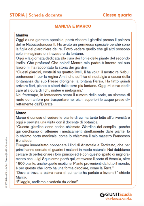Manlya e Marco | Giunti Scuola Manlya e Marco | Giunti Scuola