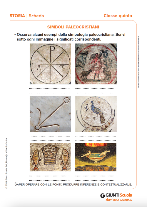 Simboli paleocristiani | Giunti Scuola Simboli paleocristiani | Giunti Scuola