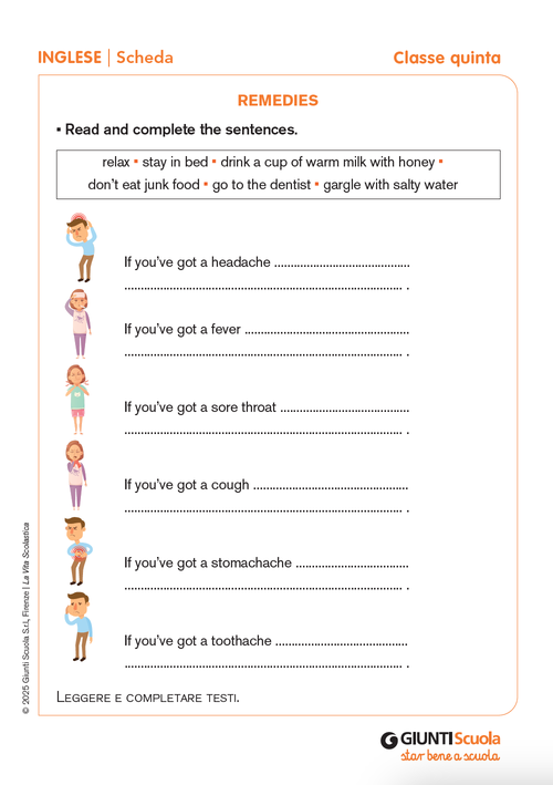 Remedies | Giunti Scuola Remedies | Giunti Scuola