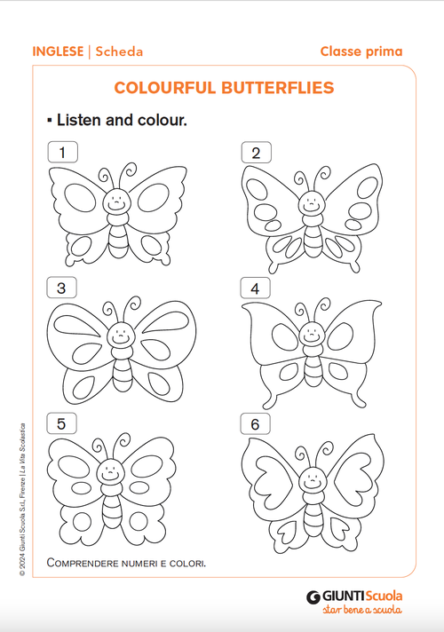 Colourful butterflies | Giunti Scuola Colourful butterflies | Giunti Scuola