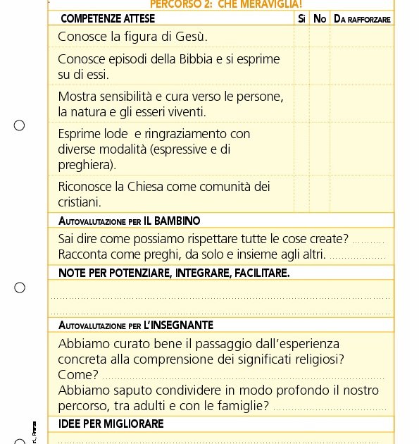 Valutiamo Percorso 2 Che Meraviglia Valutiamo Percorso 2 Che 