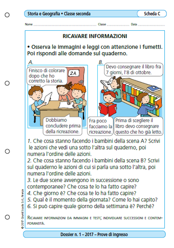 Prove D 39 Ingresso Storia E Geografia Classe 2 Raccolta Giunti Scuola