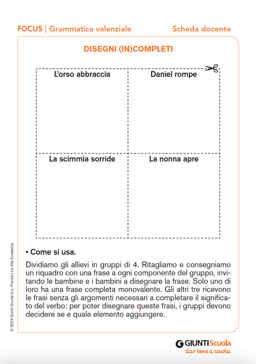 Disegni (in)completi | Giunti Scuola Disegni (in)completi | Giunti Scuola