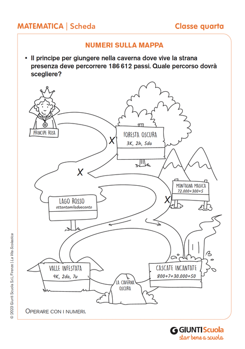 Numeri sulla mappa | Giunti Scuola