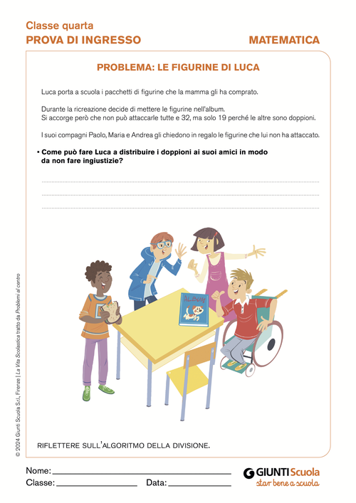 Problema: le figurine di Luca | Giunti Scuola
