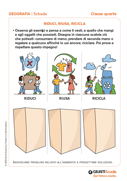 Riduci, riusa, ricicla | Giunti Scuola Riduci, riusa, ricicla | Giunti Scuola
