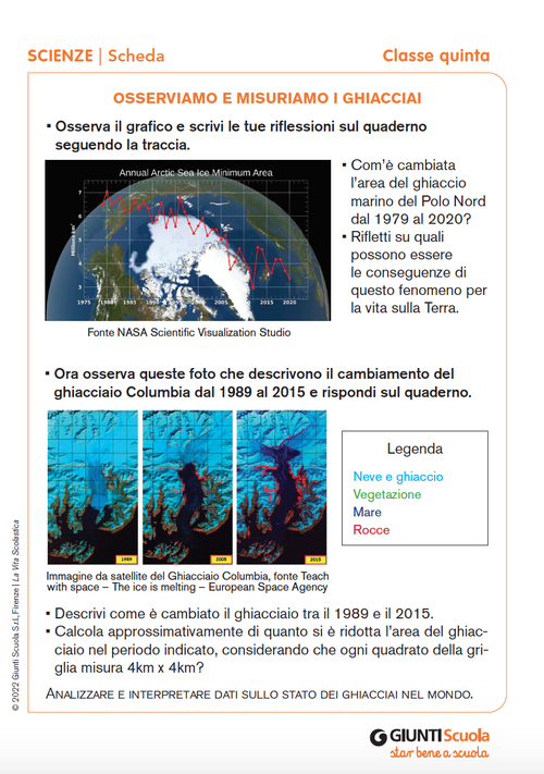 Osserviamo e misuriamo i ghiacciai | Giunti Scuola Osserviamo e misuriamo i ghiacciai | Giunti Scuola