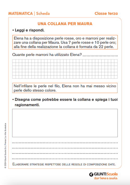 Una collana per Maura | Giunti Scuola