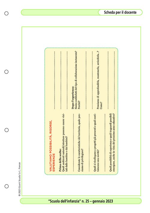 Valutiamo possibilità, risorse, esperienze | Giunti Scuola Valutiamo possibilità, risorse, esperienze | Giunti Scuola