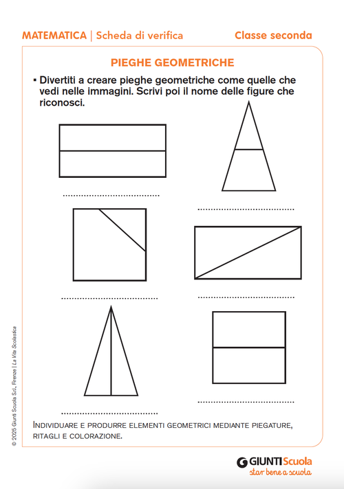 Pieghe geometriche | Giunti Scuola Pieghe geometriche | Giunti Scuola