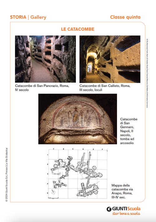 Le catacombe | Giunti Scuola Le catacombe | Giunti Scuola