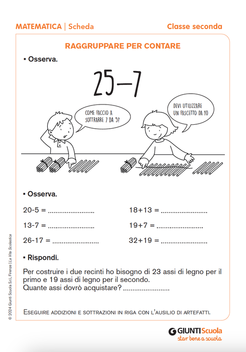 Raggruppare per contare | Giunti Scuola Raggruppare per contare | Giunti Scuola