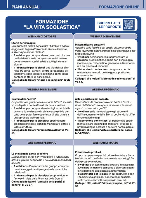 Piano annuale Formazione La Vita Scolastica e pagine online | Giunti Scuola Piano annuale Formazione La Vita Scolastica e pagine online | Giunti Scuola