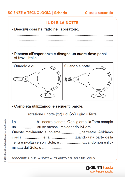 Il dì e la notte | Giunti Scuola Il dì e la notte | Giunti Scuola