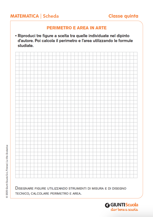 Perimetro e area in arte | Giunti Scuola Perimetro e area in arte | Giunti Scuola