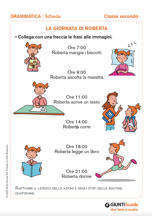La giornata di Roberta | Giunti Scuola