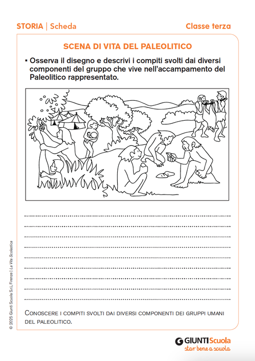 Scena di vita del Paleolitico | Giunti Scuola Scena di vita del Paleolitico | Giunti Scuola