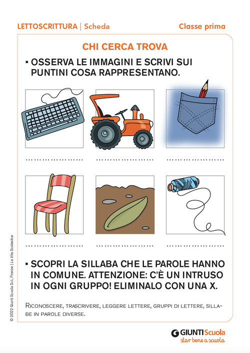 Chi cerca trova | Giunti Scuola Chi cerca trova | Giunti Scuola