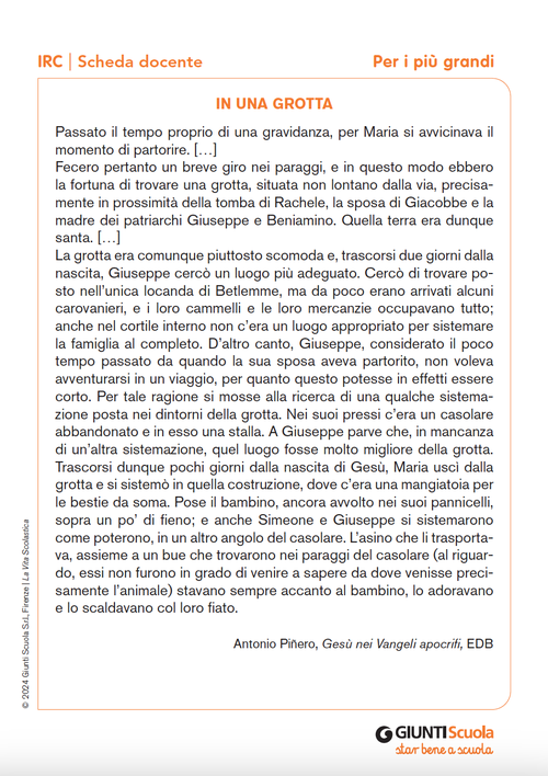 In una grotta | Giunti Scuola