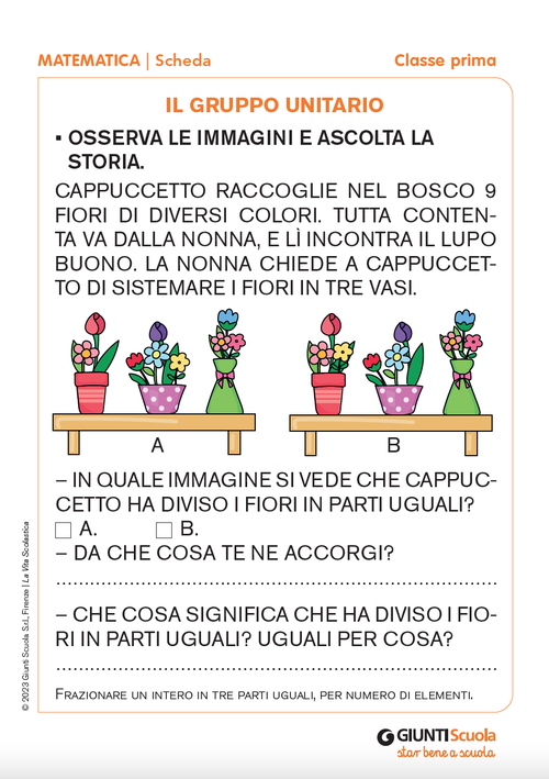 Il gruppo unitario | Giunti Scuola Il gruppo unitario | Giunti Scuola