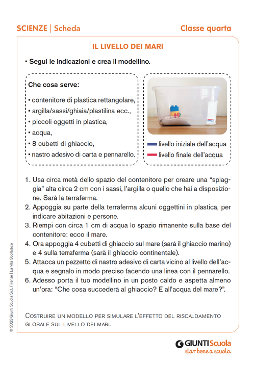 Il livello dei mari | Giunti Scuola Il livello dei mari | Giunti Scuola