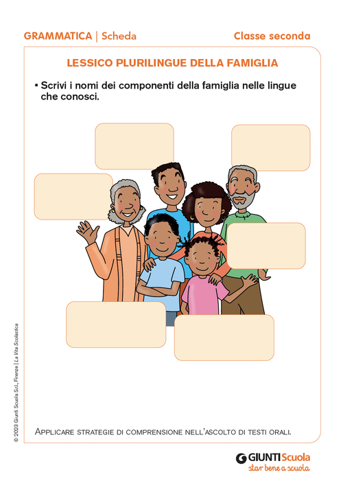 Lessico plurilingue della famiglia | Giunti Scuola Lessico plurilingue della famiglia | Giunti Scuola