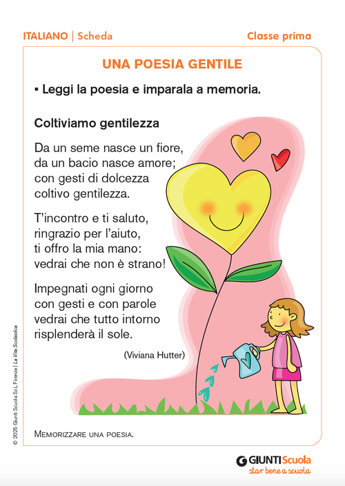 Una poesia gentile | Giunti Scuola