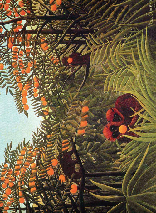 Scimmie nella foresta vergine (Henri Rousseau) | Giunti Scuola