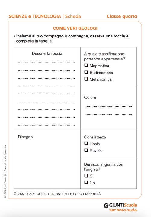 Come veri geologi | Giunti Scuola