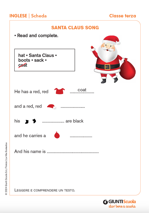 Santa Claus song | Giunti Scuola Santa Claus song | Giunti Scuola