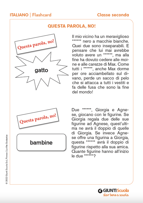 Questa parola, no! | Giunti Scuola Questa parola, no! | Giunti Scuola