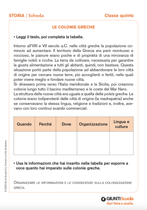 Le colonie greche | Giunti Scuola Le colonie greche | Giunti Scuola