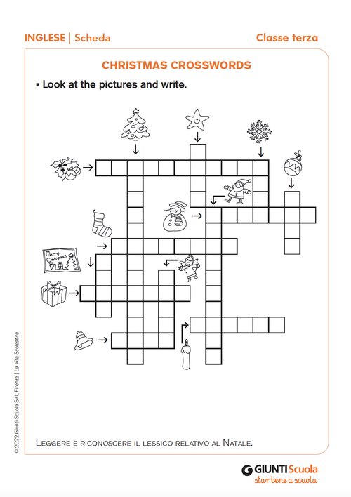 Christmas crosswords | Giunti Scuola