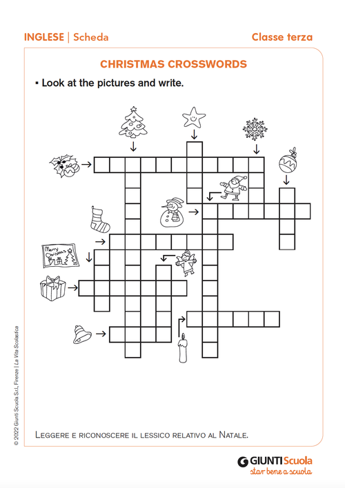 Christmas crosswords | Giunti Scuola Christmas crosswords | Giunti Scuola