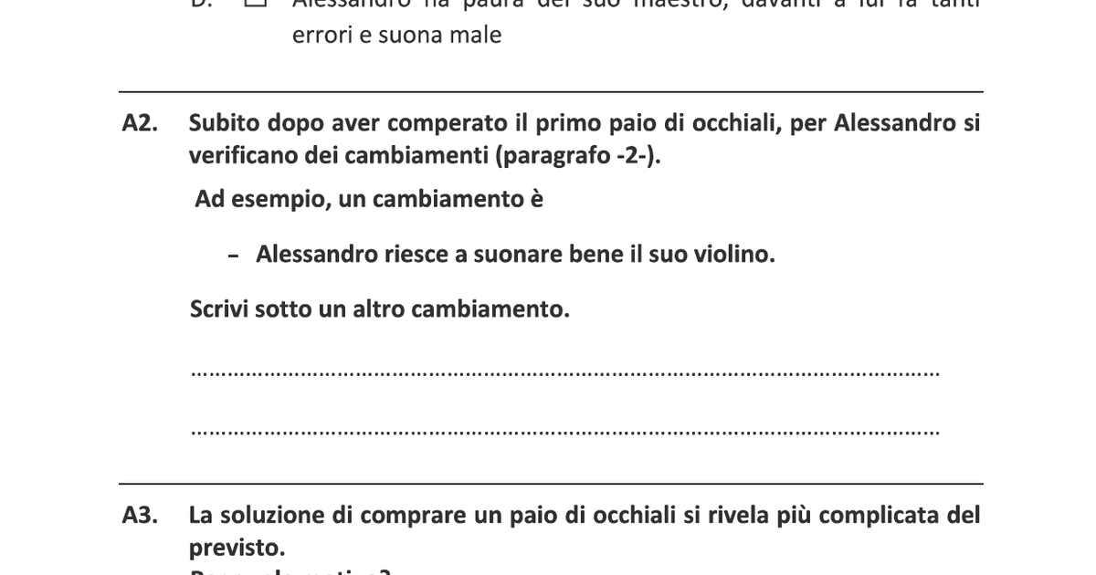 Comprensione prova INVALSI 2017-2018 | Giunti Scuola