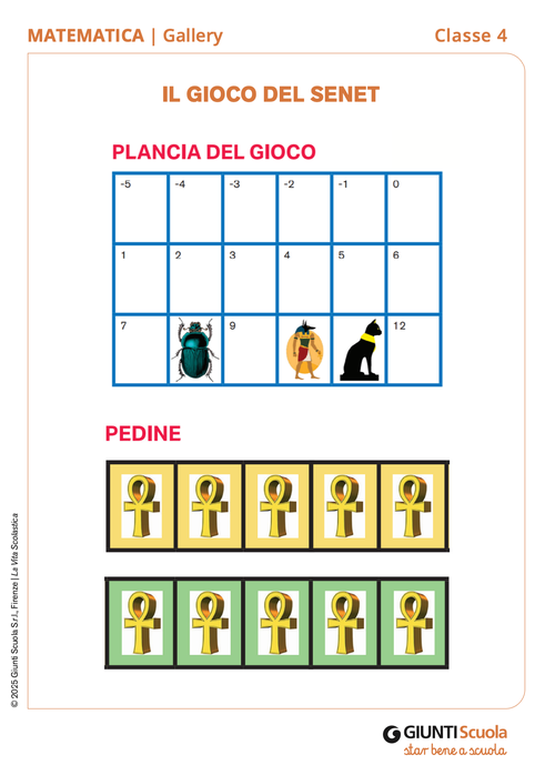 Il gioco del Senet | Giunti Scuola
