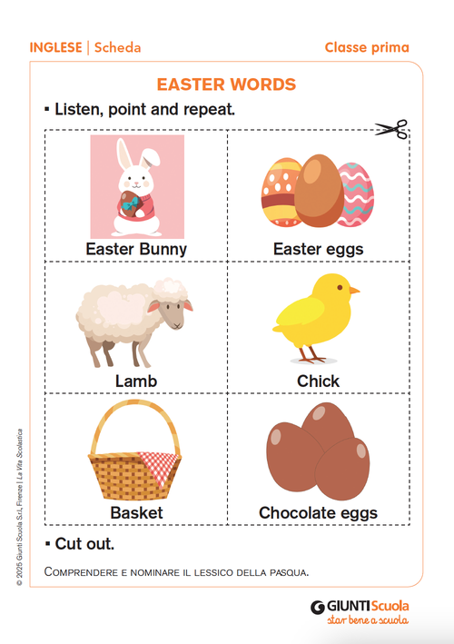 Easter words | Giunti Scuola Easter words | Giunti Scuola