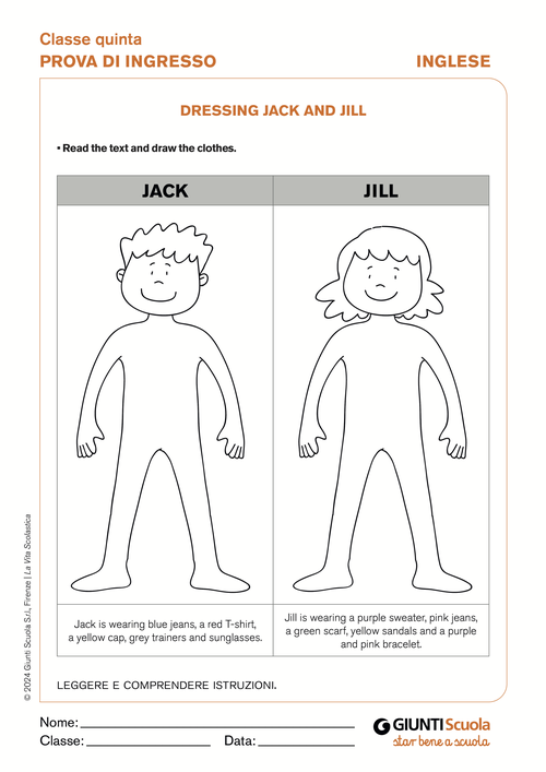 Dressing Jack and Jill | Giunti Scuola