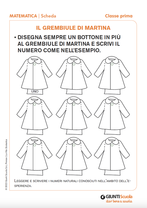 Il grembiule di Martina | Giunti Scuola Il grembiule di Martina | Giunti Scuola