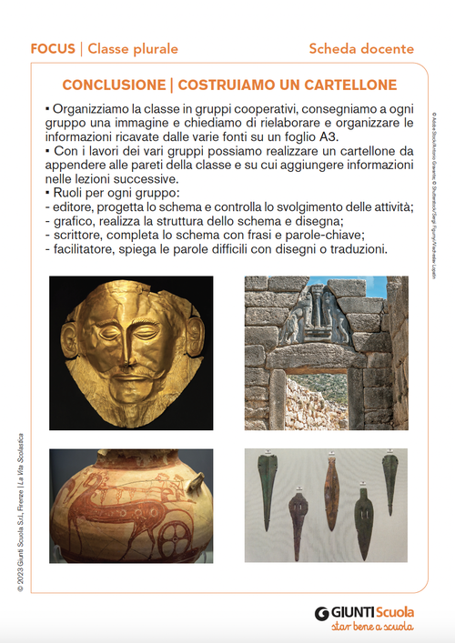 Conclusione | Costruiamo un cartellone | Giunti Scuola Conclusione | Costruiamo un cartellone | Giunti Scuola