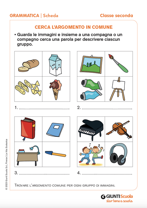 Cerca l'argomento in comune | Giunti Scuola Cerca l'argomento in comune | Giunti Scuola