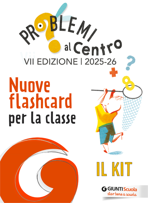 KIT 2025-26 di Problemi al centro | Nuove Flashcard | Giunti Scuola