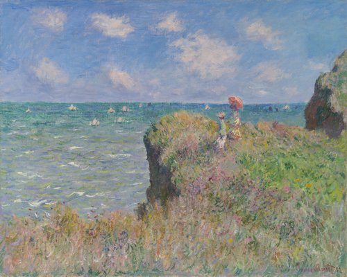 Claude Monet - Cliff Walk at Pourville | Giunti Scuola Claude Monet - Cliff Walk at Pourville | Giunti Scuola