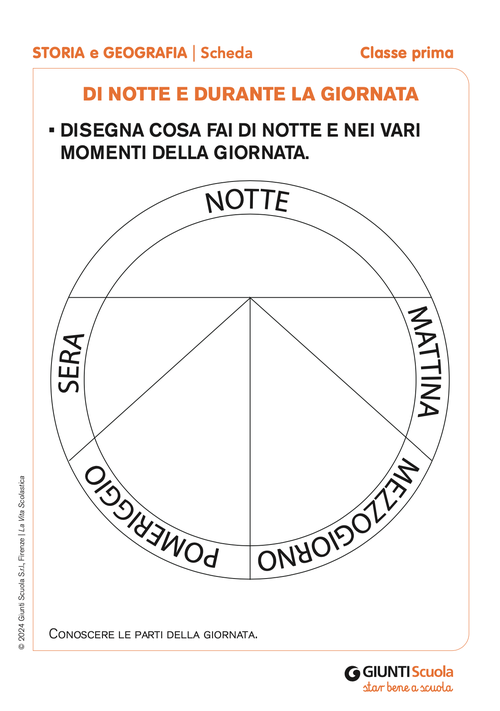 Di notte e durante la giornata | Giunti Scuola Di notte e durante la giornata | Giunti Scuola