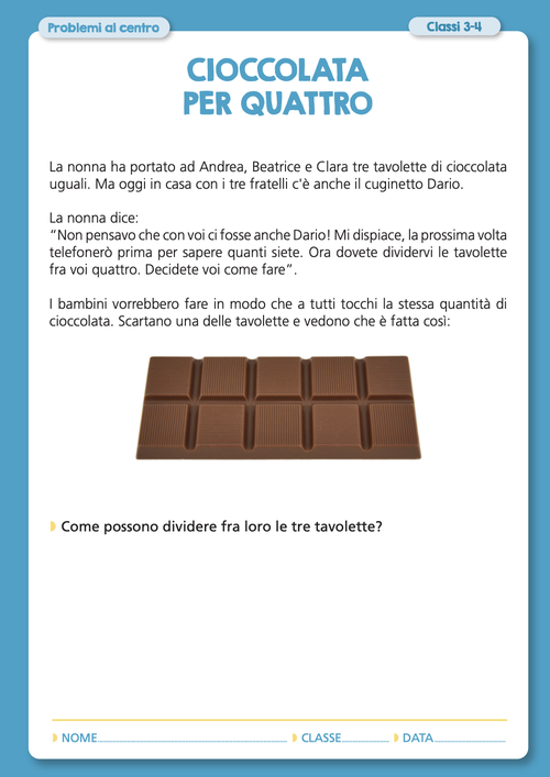 Cioccolata per quattro | Giunti Scuola