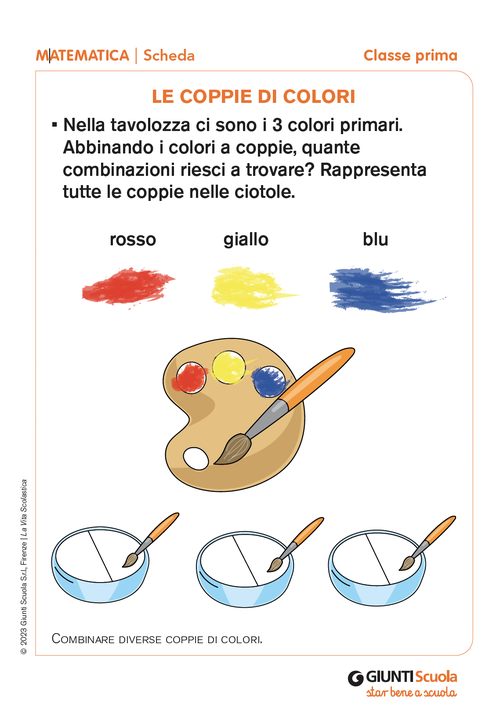 Le coppie di colori | Giunti Scuola Le coppie di colori | Giunti Scuola