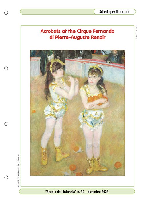“Acrobats at the Cirque Fernando” di Pierre-Auguste Renoir | Giunti Scuola “Acrobats at the Cirque Fernando” di Pierre-Auguste Renoir | Giunti Scuola